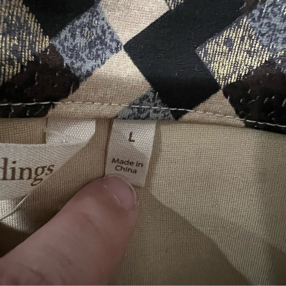 Soft Surroundings Large Mosaica Patterned Stretchy Pull On Pants P5 - Picture 7 of 8